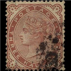 1880 RARE GB 1.5p Venetian Red Used Stamp (STM-1415)