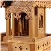 Image 3 : Teak Handcarved Spirit House on Base (CLB-090)