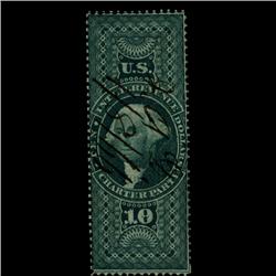 1860s US Revenue Stamp $10 Probate (STM-1499)