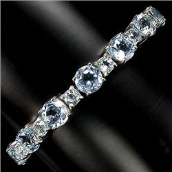 156ctw Majestic Blue Topaz Sterling Bracelet  (JEW-2295)