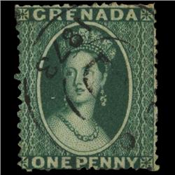 1873 Grenada 1p Postage Stamp PREMIUM (STM-0595)