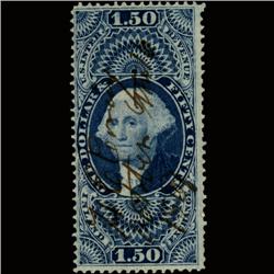 1860s US Revenue Stamp $1.50 Inland Exch. (STM-1426)