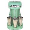 Soda fountain Hamilton Beach 3-head malt machine, mint green w/porcelain base, includes 3 malt cups,