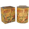 Image 1 : Country store tobacco tins (2), both Sweet Mist mfgd by Scotten, Dillon Co.-Detroit, Mich, large rou