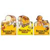 Image 1 : Butter-Nut Bread signs (3), all colorful die cut cdbd w/great graphics, all Exc cond, 13.5"H x 10.5"