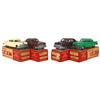 Toy promotional cars (4), AMT Scale Models in orig boxes, 1954 green Flywheel Ford, 1951 maroon Moto
