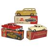 Toy promotional cars (3), Studebaker Exact Scale Model, wind-up w/plastic body & metal undercarriage