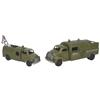 Toy Bell Telephone trucks, mfgd by Hubley Kiddie Toys-U.S.A., #475 & #504, both diecast metal, large