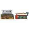 Toys (2), S.S.S. Toys-Japan S-303 camper, c.1950's, litho on metal w/side doors & roof vents, 9.25"L