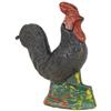 Mechanical bank, Rooster, mfgd by Kyser & Rex, cast iron w/orig paint, Exc working cond w/great pain