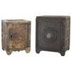 Image 1 : Banks (2), J&E Stevens cast iron safe, pat 1897 & Security Safe Deposit combination cast iron safe, 