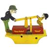 Image 1 : Toy Moon Mullins & Kayo Handcar, mfgd by Marx, tin litho w/clockwork motor, c.1930's, works, VG/Exc 
