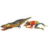 Image 1 : Toys (2), litho on tin windups, crawling Indian, mfgd by Ohio Art, VG/Exc working cond, 7.5"L & unma