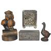 Image 1 : Advertising banks (4), all cast iron; includes Red Goose Shoes, Winchester Cartridges & Guns, Key Lo