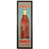 Image 1 : Soda fountain sign, Strawberry-Julep, colorful litho on paper w/large Julep bottle graphic by Staffo