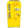 Image 1 : Royal Crown Cola vending machine, VMC-81D, 10 Cent, embossed door, yellow body, the Rarest of all th