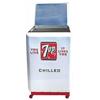 Image 2 : 7-Up Quikold Junior cooler w/embossing, c.1940's, holds 48 bottles, a Rare cooler that's been beauti