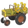 Image 1 : Toy, Jumpin' Jeep, litho on tin windup by Louis Marx, Exc working cond, 4.5"H x 6"L.