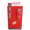 Image 1 : Coca-Cola vending machine, Vendo V-81B, 10 Cent, embossed door, white over red, accurately & immacul