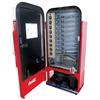 Image 2 : Coca-Cola vending machine, Vendo V-81B, 10 Cent, embossed door, white over red, accurately & immacul
