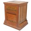 Image 1 : Spool cabinet, J.& P. Coats', oak w/glass sides & roll-up doors on front & back, c.1890, one column 