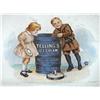 Image 3 : Child's advertising table w/porcelain top, has adv for Telling's Ice Cream & Belle Vernon Milk, nurs