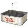 Image 1 : Pepsi-Cola double-dot bottle carrier, holds 12 bottles, c.1940's, Exc cond, 10"H x 10.5"W x 9"D.