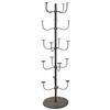 Image 1 : Store hat display rack, 20 curved metal arms to hold hats, c.1940, VG orig cond, 67"H.