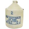 Buffalo, NY advertising stoneware jug from August Baetzhold & Sons, 567-571 Michigan Ave, 2 gal cone