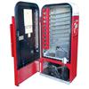 Image 2 : Coca-Cola vending machine, Vendo V-81B, 10 Cent, embossed door, VG orig cond, 60"H x 27"W x 21"D. 