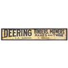Deering Binders, Mowers, Rakes & Twine sign-Sold by N.H. Sanborn, E. Hebron, primitive wooden sign, 