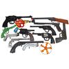 Toy guns (13), plastic & metal guns, includes Little Dandy Cork Gun by Bennett Mfg Co.-Plymouth, MI,