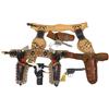 Toy guns & holsters (5), includes Maverick w/Nichols Mustang gun, Cowhand, Marshall double, small Ka