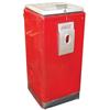 Coca-Cola cooler, Cavalier 2-Case Office, aluminum & stainless steel cooler w/hinged lid, cools 48 b