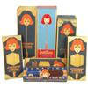 Soda fountain straws, 7 boxes of new-old-stock Sunshine Straws from Herz Mfg Corp-NY, 6 boxes paper 