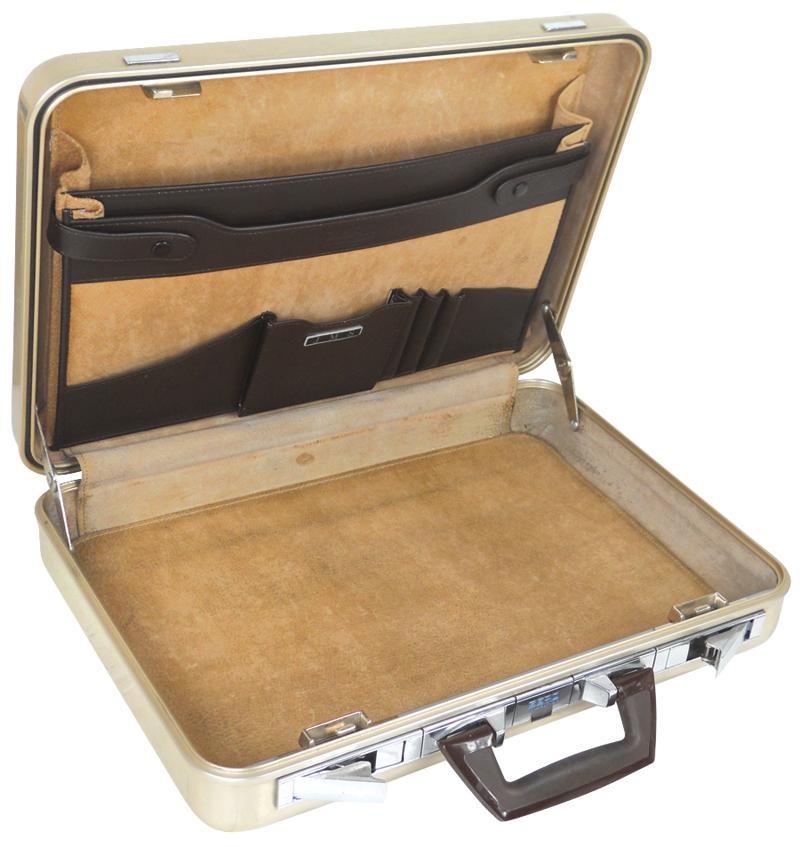 Briefcase, Halliburton "Zero", topoftheline vintage Premier attaché