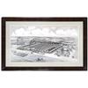 Image 1 : Kennedy Car-Liner & Bag Co. framed pen & ink illustration w/wonderful detail by Edward Mason Co.-Ind