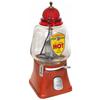 Image 1 : Coin-operated machine, Hot Nut, 5 Cent aluminum base w/ruby hobnail glass top that lights up, mfgd b