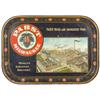 Image 1 : Pabst Beer tray, colorful litho on metal w/Milwaukee factory scene by The Tuscarupa Co.-Coshocton, O