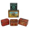 Image 1 : Cigar & tobacco tins (5), Union Leader, Central Union & Laredo lunchboxes, Belfast Cut Plug tin & Be