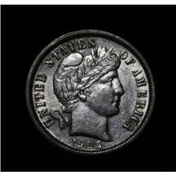 1905-p Barber Dime Grades au55
