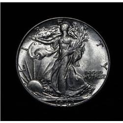 1942-p Walking Liberty Half Dollar 50c Grades Choice Uncirculated ms64