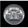 Image 2 : 1960-d Franklin Half Dollar 50c Grades Choice Uncirculated ms64