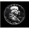 Image 1 : 1961 Proof Franklin Half Dollar 50c Grades PR67 CAM