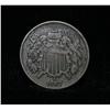 Image 1 : 1867 Two Cent Piece 2c Grades vf35