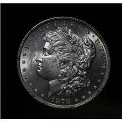 1878-p 7/8TF Morgan Dollar $1 Grades Choice Uncirculated ms64