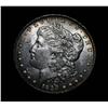 Image 1 : Rainbow Toned 1893-p Morgan Dollar Grades Select Uncirculated ms63