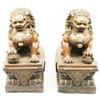 Image 1 : PAIR OF LARGE BRONZE CHINESE FOO DOGS