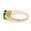 Image 3 : TIFFANY EMERALD AND DIAMOND RING