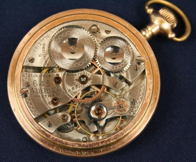 1908 WALTHAM 21 JEWEL POCKET WATCH